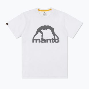 Men's T-shirt MANTO Vibe 25 white/grey