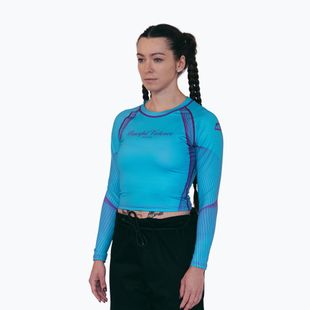 Rashguard longsleeve damski MANTO Peaceful Violence blue