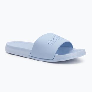 Kubota Basic Plain blue women's flip-flops