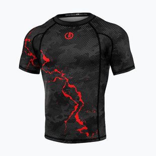 Men's rashguard Octagon Legion Premium marble/camo red