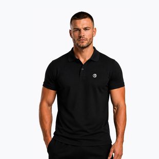Men's polo shirt Octagon Legion Small Logo 3D Polo black/white