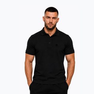 Men's polo shirt Octagon Legion Small Logo 3D Polo black