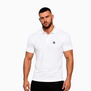 Men's polo shirt Octagon Legion Small Logo 3D Polo white