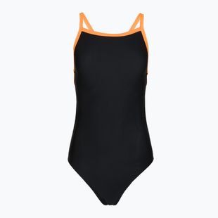 Ladies' one-piece swimsuit Clap Jednowarstwowy black/orange
