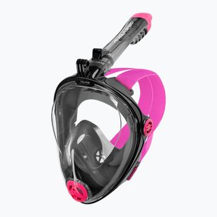 AQUA-SPEED Spectra 2.0 full face mask for snorkelling black/pink