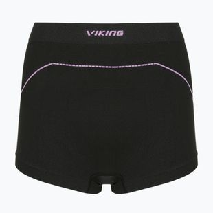 Women's thermal boxer briefs Viking Etna 2.0 black/purple