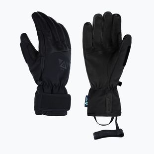 Men's ski gloves Viking Norvik Pro Pipe full black