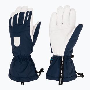 Men's ski gloves Viking Sven Ski navy/white leather