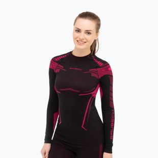 Women's Brubeck Dry thermal top black/fuchsia