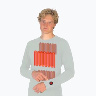 Glovii GJ1G heated sweatshirt grey
