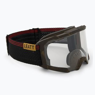 Leatt Velocity 4.0 MTB X-Flow timber/clear cycling goggles