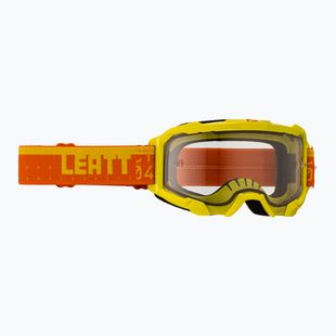Leatt Velocity 4.5 citrus/clear cycling goggles