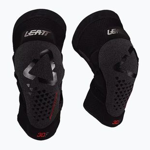 Leatt 3DF 5.0 Evo FastFit black bicycle knee protectors