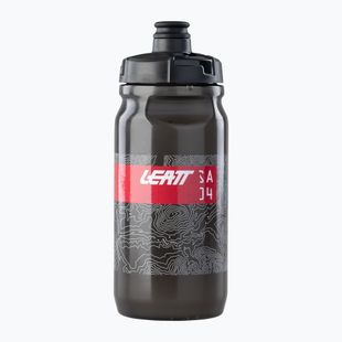 Leatt DuoValve 600 ml smoke bicycle bottle
