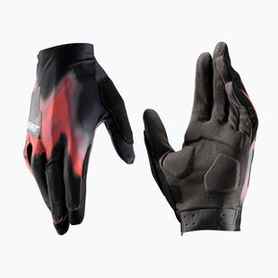Men's cycling gloves Leatt MTB 3.0 Endurance heatmap red