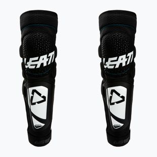 Leatt 3DF Hybrid EXT bicycle knee protectors black and white 5019400740
