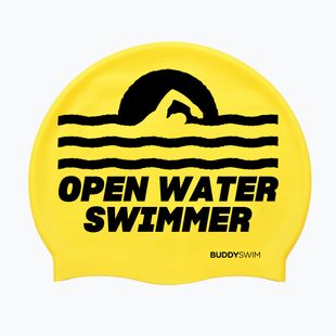 Swim cap BuddySwim OWS Silicone yellow