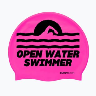 Swim cap BuddySwim OWS Silicone pink