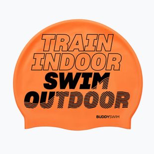 Swim cap BuddySwim TSO Silicone orange