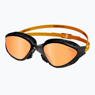 Swim goggles BuddySwim Ozean black/orange/ orange