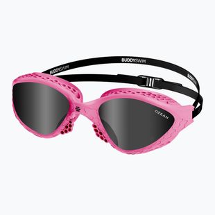 Swim goggles BuddySwim Ozean pink/black/ smoke