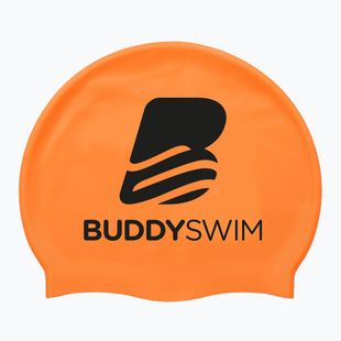 Swimming cap BuddySwim BLogo Silicone orange