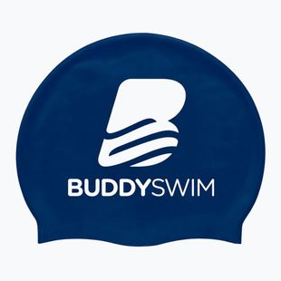 Swimming cap BuddySwim BLogo Silicone navy