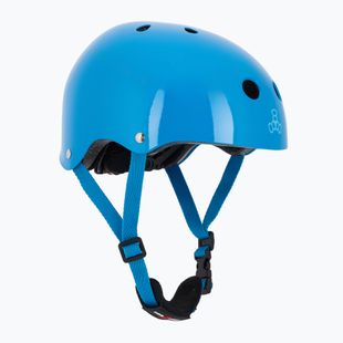 Triple Eight Lil 8 Youth blue glossy child helmet