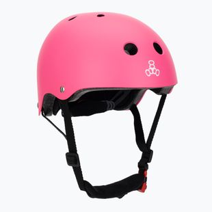 Children's helmet Triple Eight Youth Lil 8 Staab neon pink