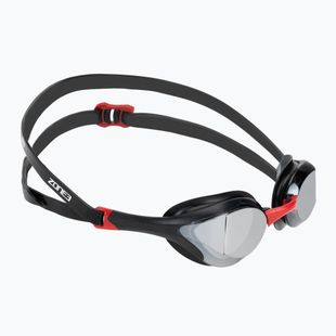 Swim goggles ZONE3 Volare Streamline Racing black/red/silver polarized mirror revo