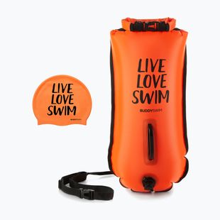 Safety buoy BuddySwim LLS Dry Bag 28 l orange