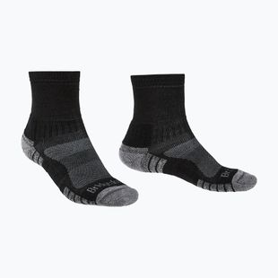Men's socks Bridgedale Hike Lightweight Performance ¾ Crew black/silver