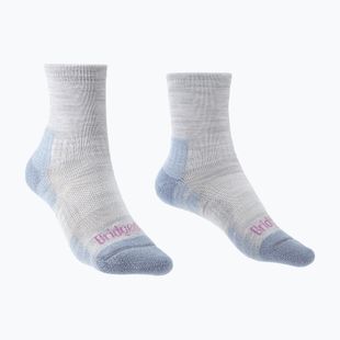 Women's socks Bridgedale Hike Lightweight Performance ¾ Crew grey/smoky blue