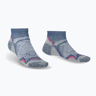 Women's trekking socks Bridgedale Hike Ultralight Coolmax® Performance Low dark denim