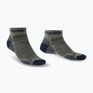 Men's trekking socks Bridgedale Hike Ultralight Performance Ankle khaki/navy