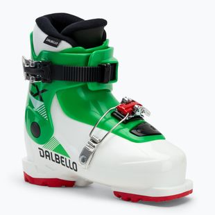 Children's ski boots Dalbello CX 2.0 Cabrio GW white/green race