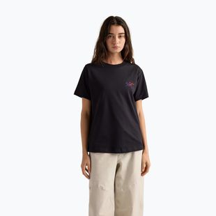 Women's T-shirt Arcteryx Kragg Cotton Little Bird Crew black/multi