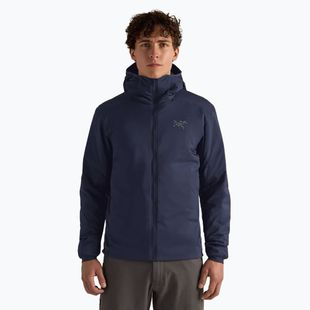 Men's Arcteryx Atom Hoody insulated jacket black sapphire