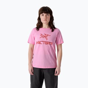 Women's T-shirt Arcteryx Kragg SL Cotton Heatmap Crew pineberry