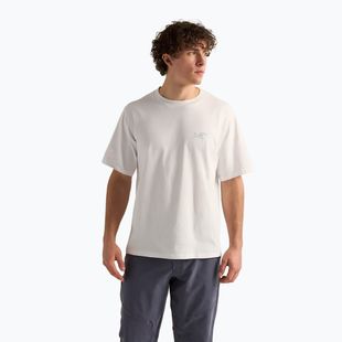 Men's T-shirt Arcteryx Kragg Cotton Emblem Crew SS white light