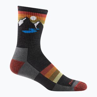 Men's socks Darn Tough Sunset Ridge Micro Crew Lightweight with Cushion charcoal