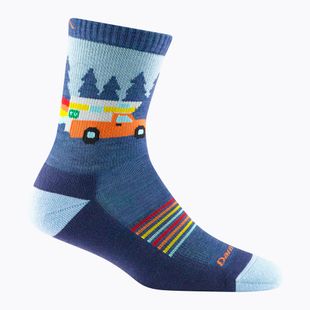 Children's trekking socks Darn Tough Van Wild Micro Crew denim