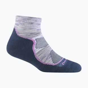 Women's socks Darn Tough Light Hiker 1/4 Sock Cushion cosmic purple