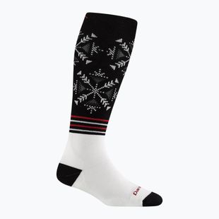 Women's socks Darn Tough Snowfall OTC Midweight with Cushion black
