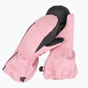 Reima Tepas Mittens children's ski gloves grey pink