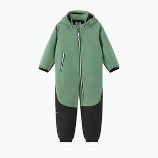 Children's softshell suit Reima Mjosa green clay