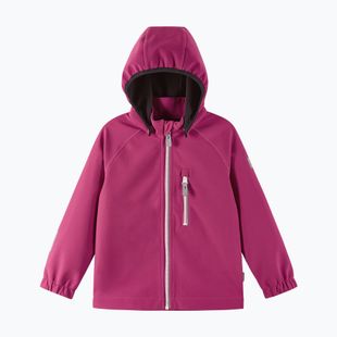 Children's softshell jacket Reima Vantti rosy berry