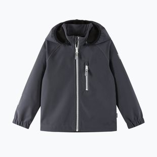 Children's softshell jacket Reima Vantti soft black