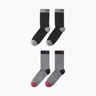 Skarpety dziecięce Reima Parit 2 pack black