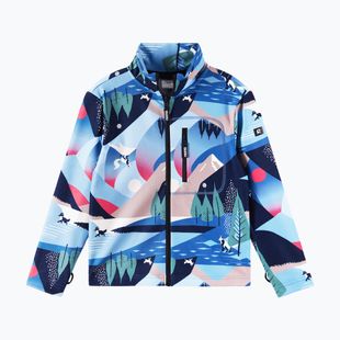 Children's fleece sweatshirt Reima Iisisti blue ocean